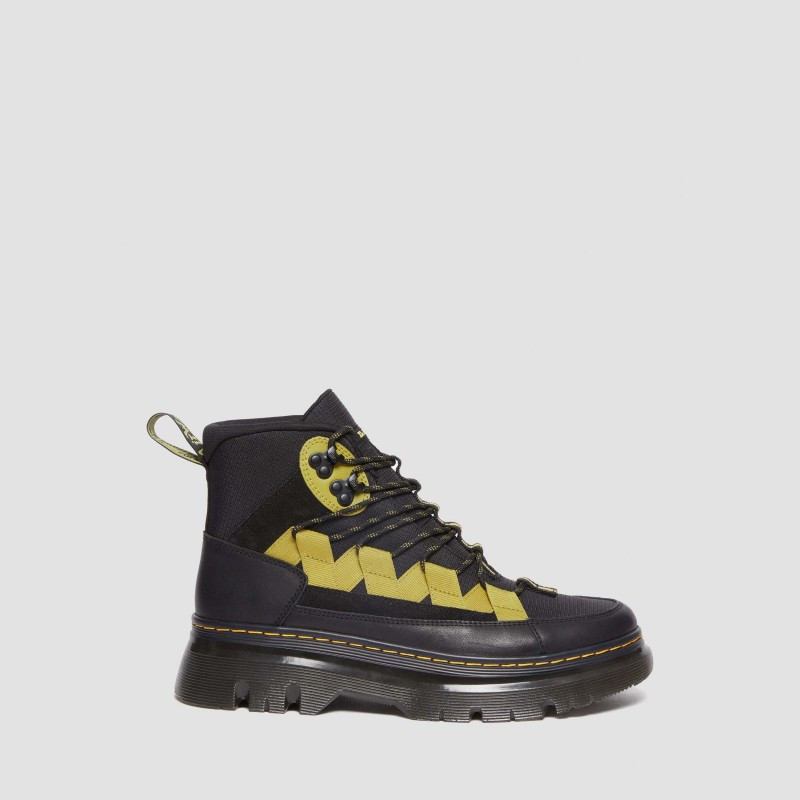 DR. MARTENS BOURY UTILITY BOOTS BLACK LAPSTONE + NYLON | SPORTGURU.EU